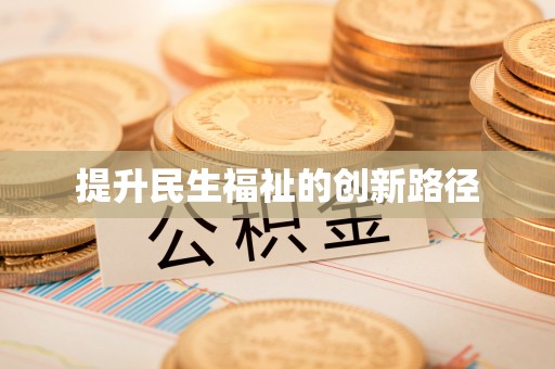 丹凤提升民生福祉的创新路径