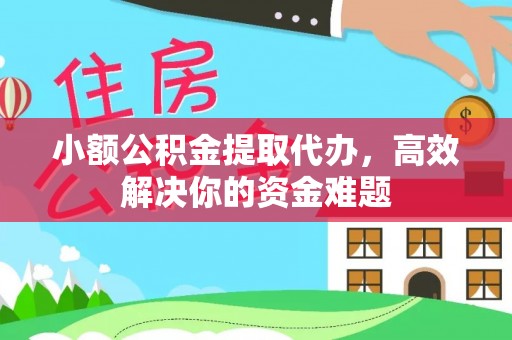 丹凤小额公积金提取代办，高效解决你的资金难题