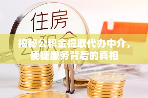 丹凤揭秘公积金提取代办中介，便捷服务背后的真相