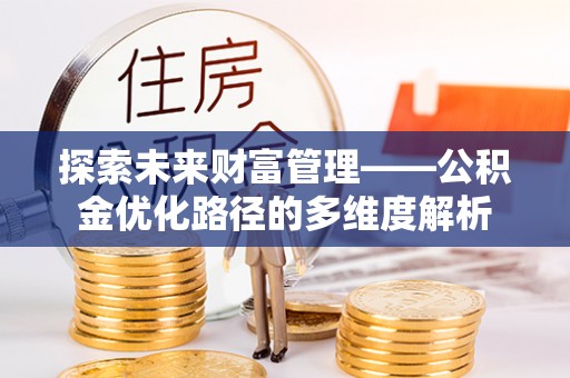 丹凤探索未来财富管理——公积金优化路径的多维度解析