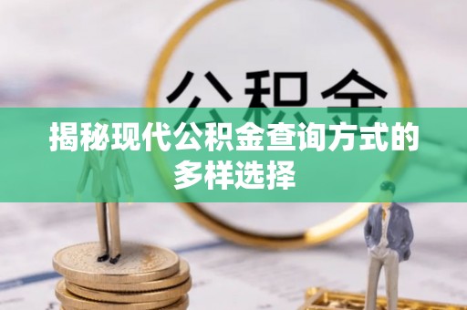 丹凤揭秘现代公积金查询方式的多样选择