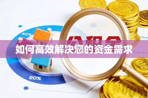 丹凤如何高效解决您的资金需求